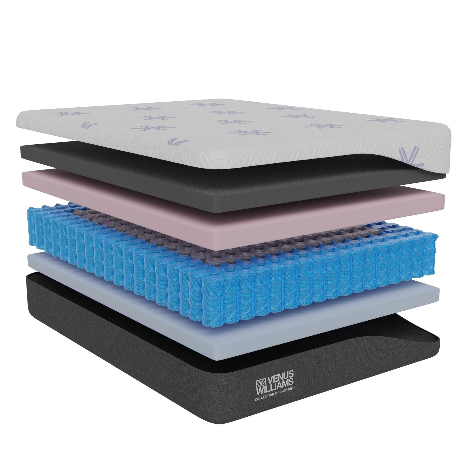 Venus Williams Collection by GhostBed - 14" SERVE Hybrid Mattress - King