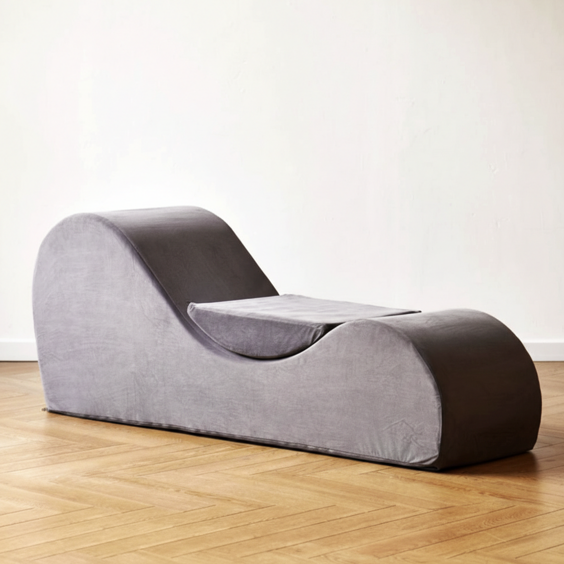 Solace Chaise Lounge Chair - Grey - detail view 2