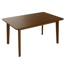 Rustic Farmhouse Dining Table - Solid Wood Frame, Minimalist Modern Dining Table for Dining Room - detail view 6