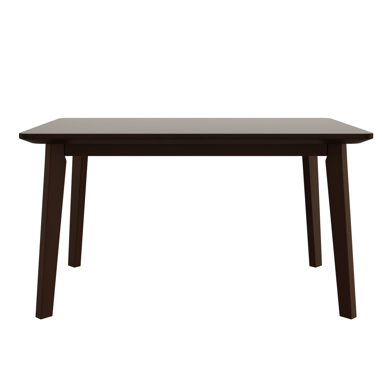 Rustic Farmhouse Dining Table - Solid Wood Frame, Minimalist Modern Dining Table for Dining Room - detail view 7
