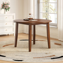 Extendable Round Dining Table for 2–4 People, Folding Wood Dining Table with Adjustable Size, Space-Saving Design for Small Apartments and Dining Areas - detail view 2
