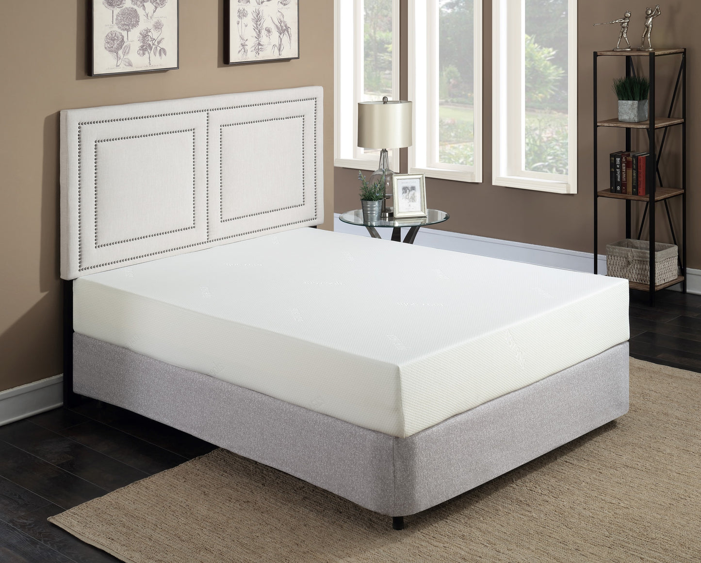 Super Plush 10 in. Medium Gel Memory Foam Mattress for Twin XL Size Bed in a Box with Breathable White Aloe Vera Cover
