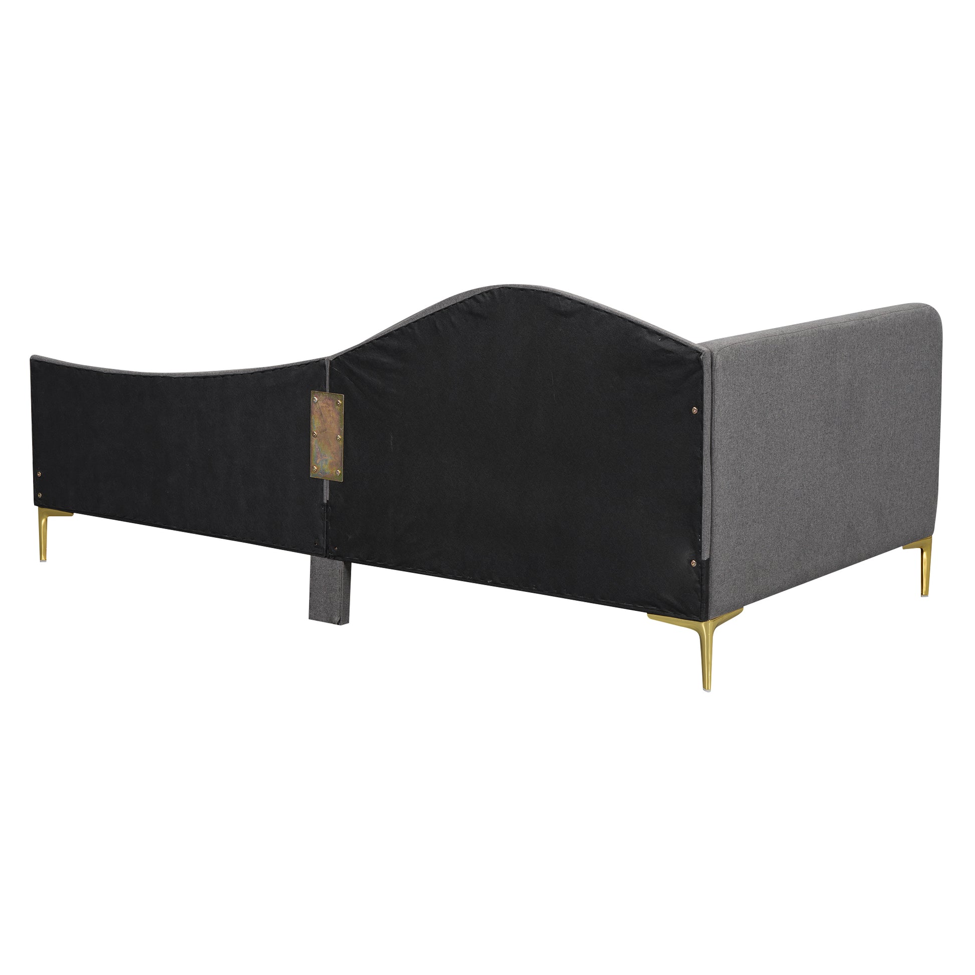 Ori Twin Size Upholstered Daybed with Headboard and Armrest