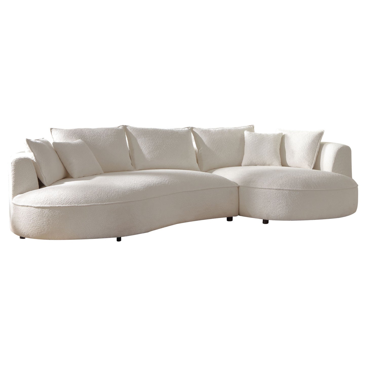 Curved Sectional with Ingenious Shape Beige(same Sku:w876s00301) - detail view 2