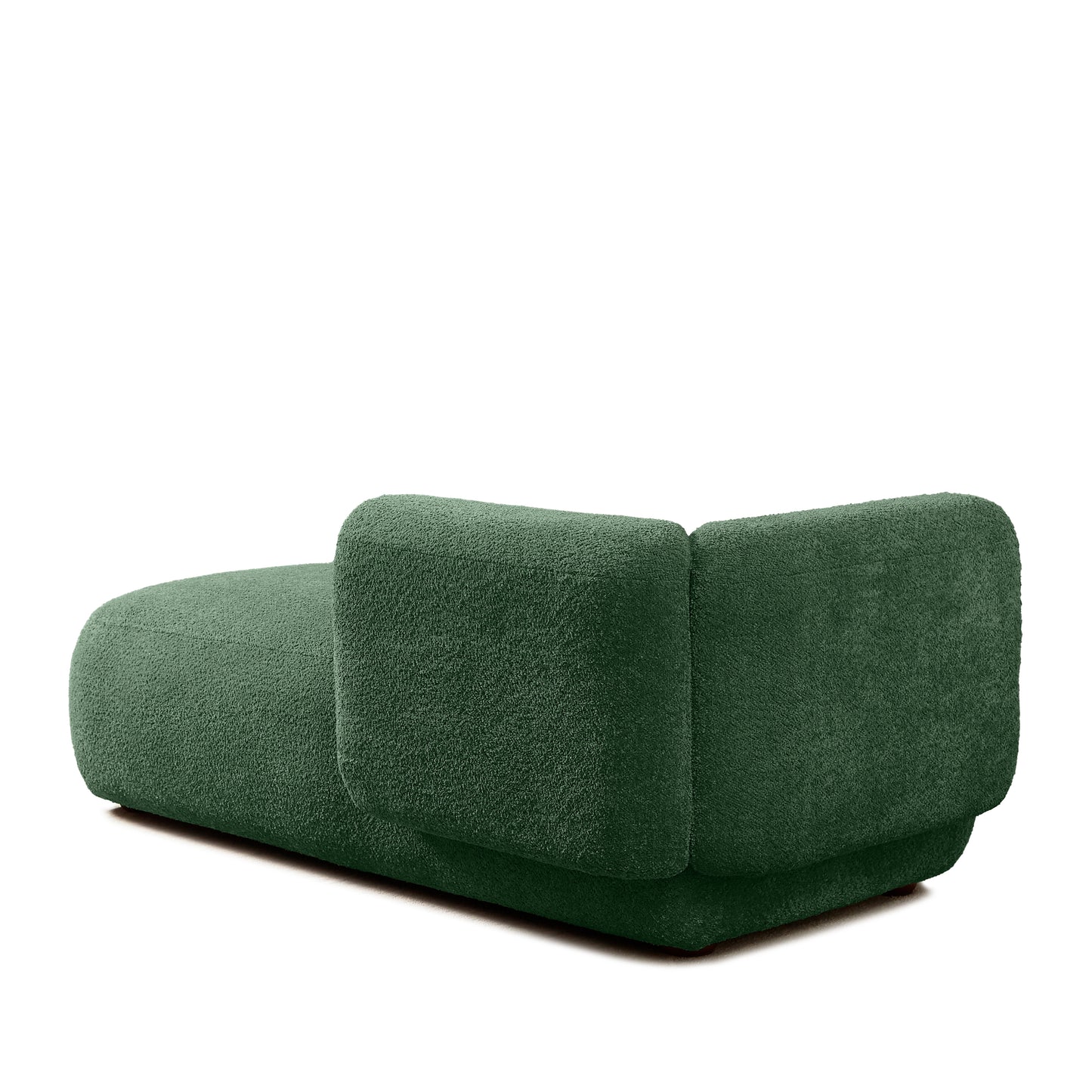 Upholstered Chaise Lounge - Green - detail view 5