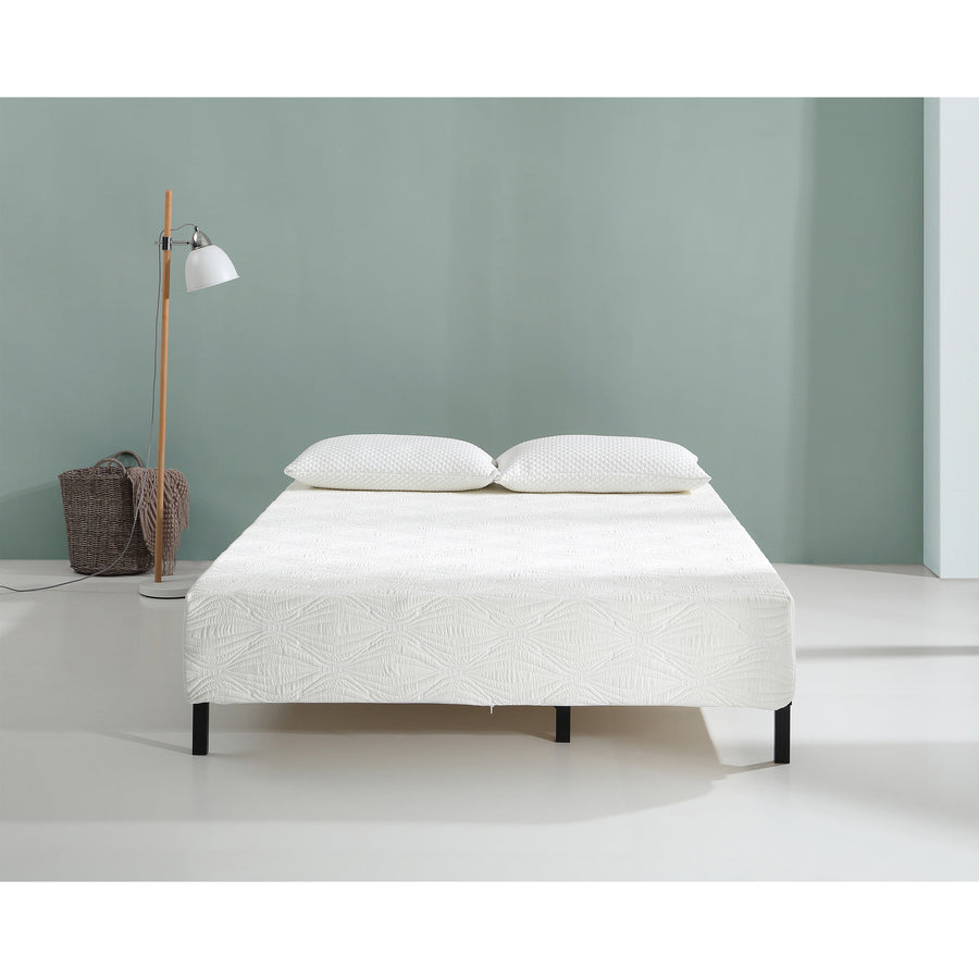 Visco Gel Infused Memory Foam Mattress in a Box - White - detail view 3