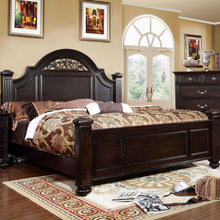 Syracuse Dark Walnut Finish King Poster Bed