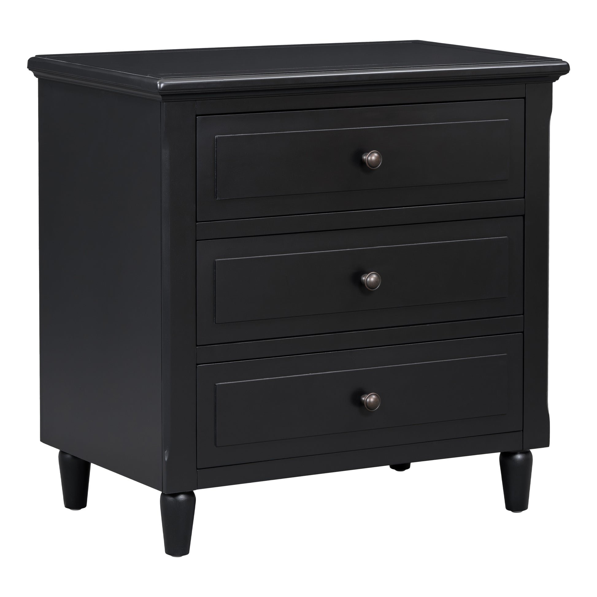 Black Glider Nesting Tables with Black Legs - detail view 4