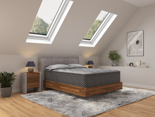 13' Quilted Eurotop Hybrid Queen Mattress, Plush