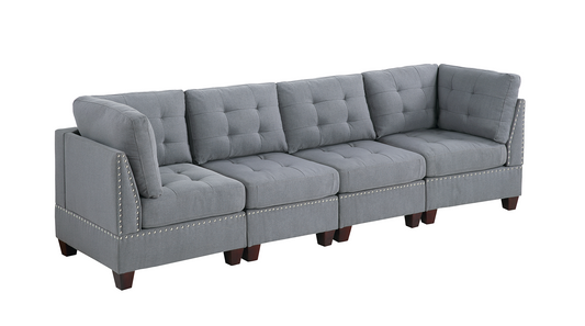 MODULAR SET - 4PC in Gray - detail view 2