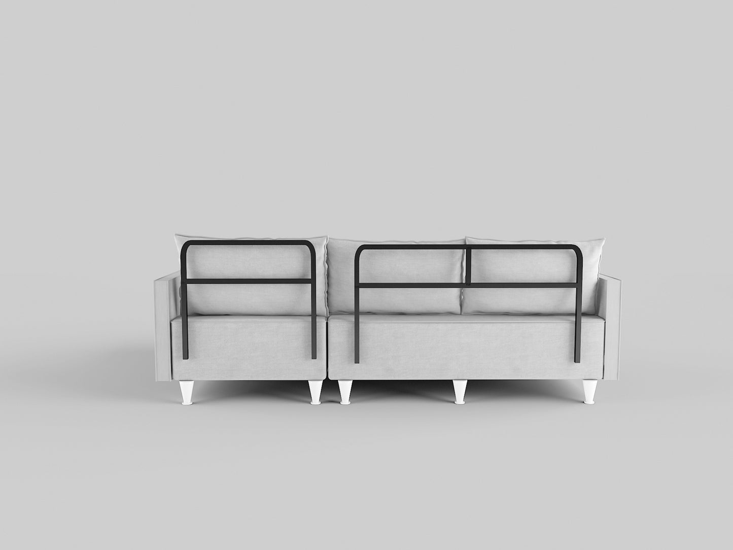 Aybuke Sectional, Grey - detail view 2