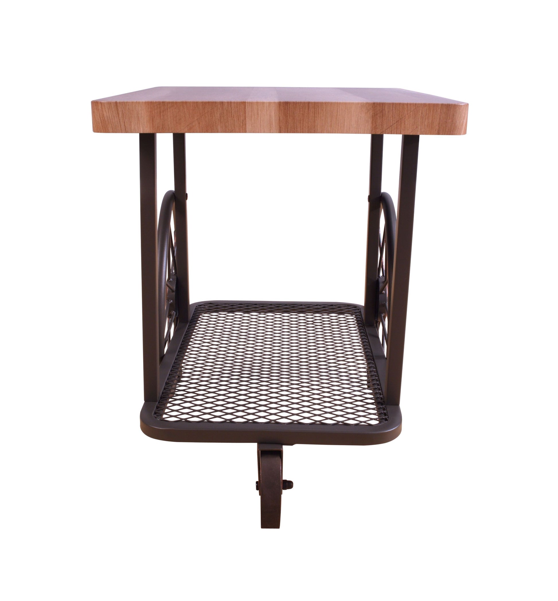 Francie Oak & Antique Gray Finish End Table