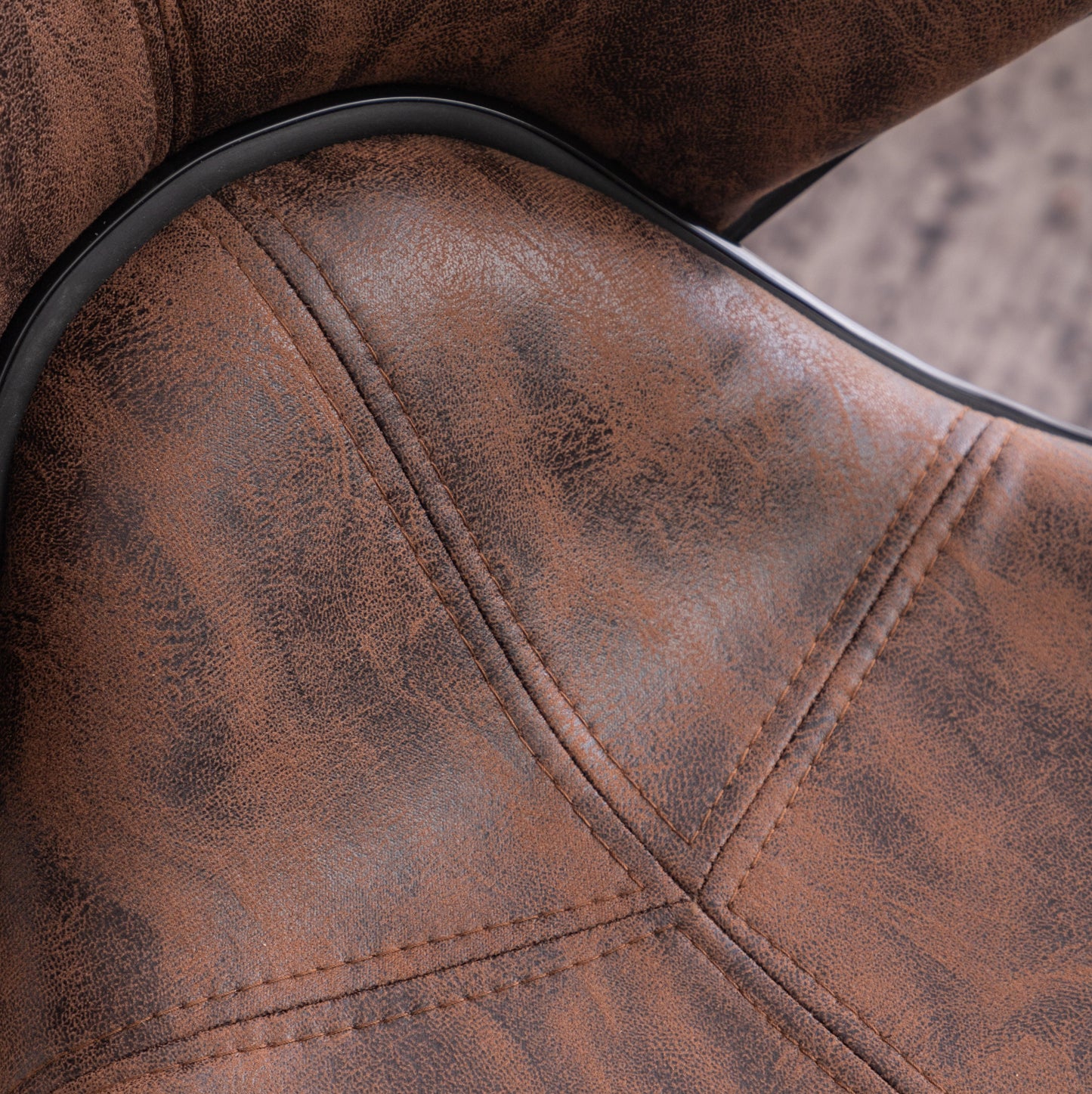 Masaccio Weathered Airlift Adjustable Bar Stools Set of 2 Brown