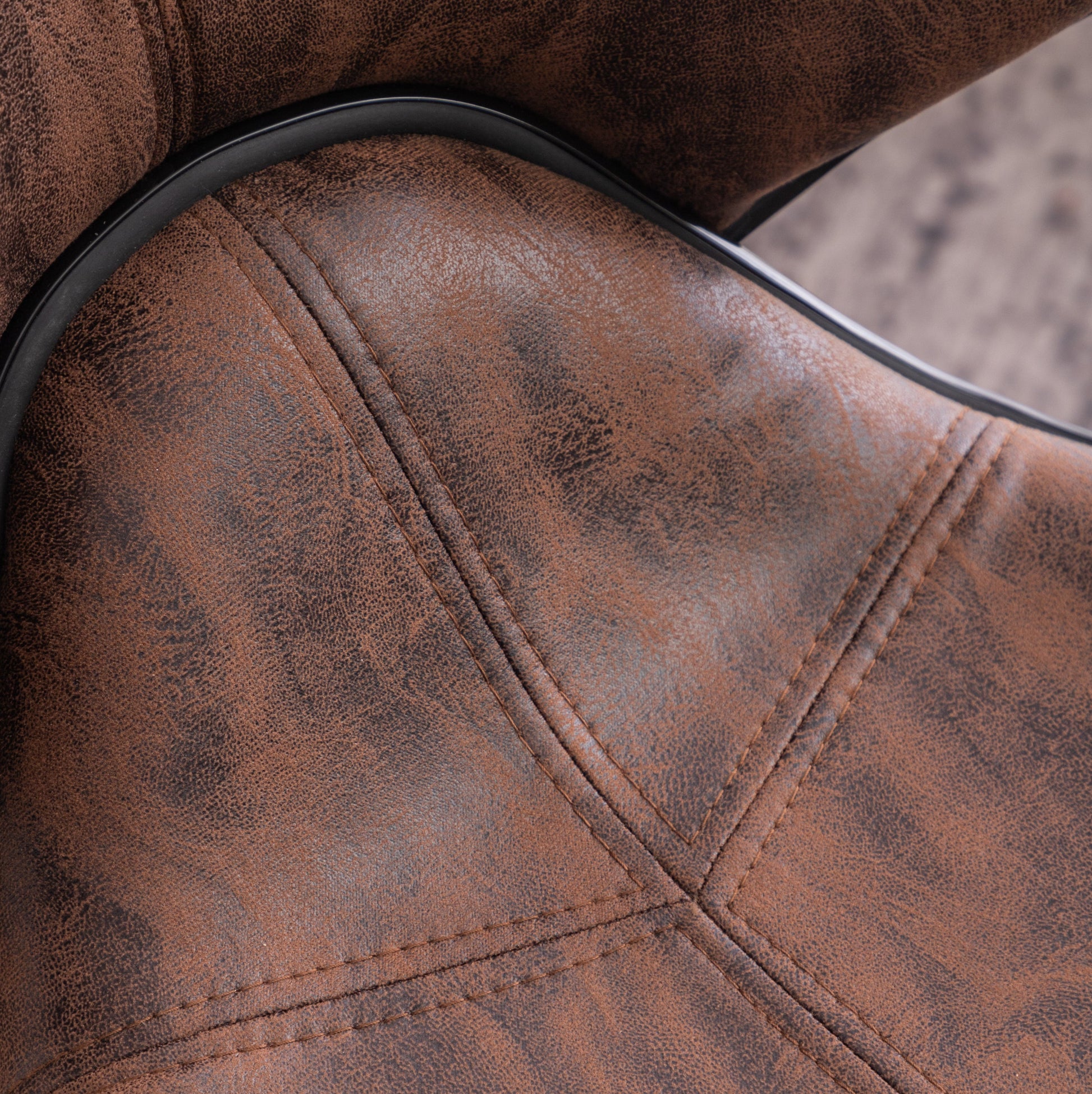 Masaccio Weathered Airlift Adjustable Bar Stools Set of 2 Brown