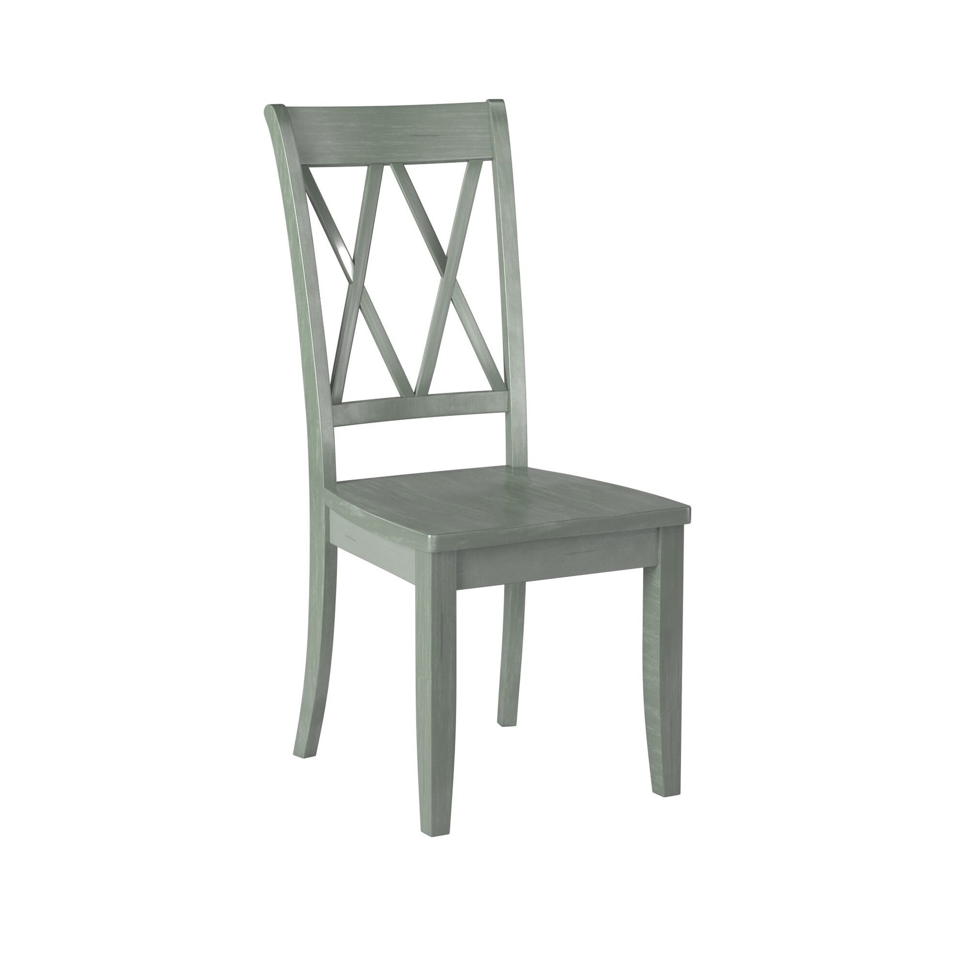Sammy Modern Farmhouse Wooden Dining Side Chairs Set of 2
