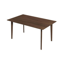 Levi Modern Style Solid Wood Rectangular Dining Kitchen Table Brown 47' - detail view 3