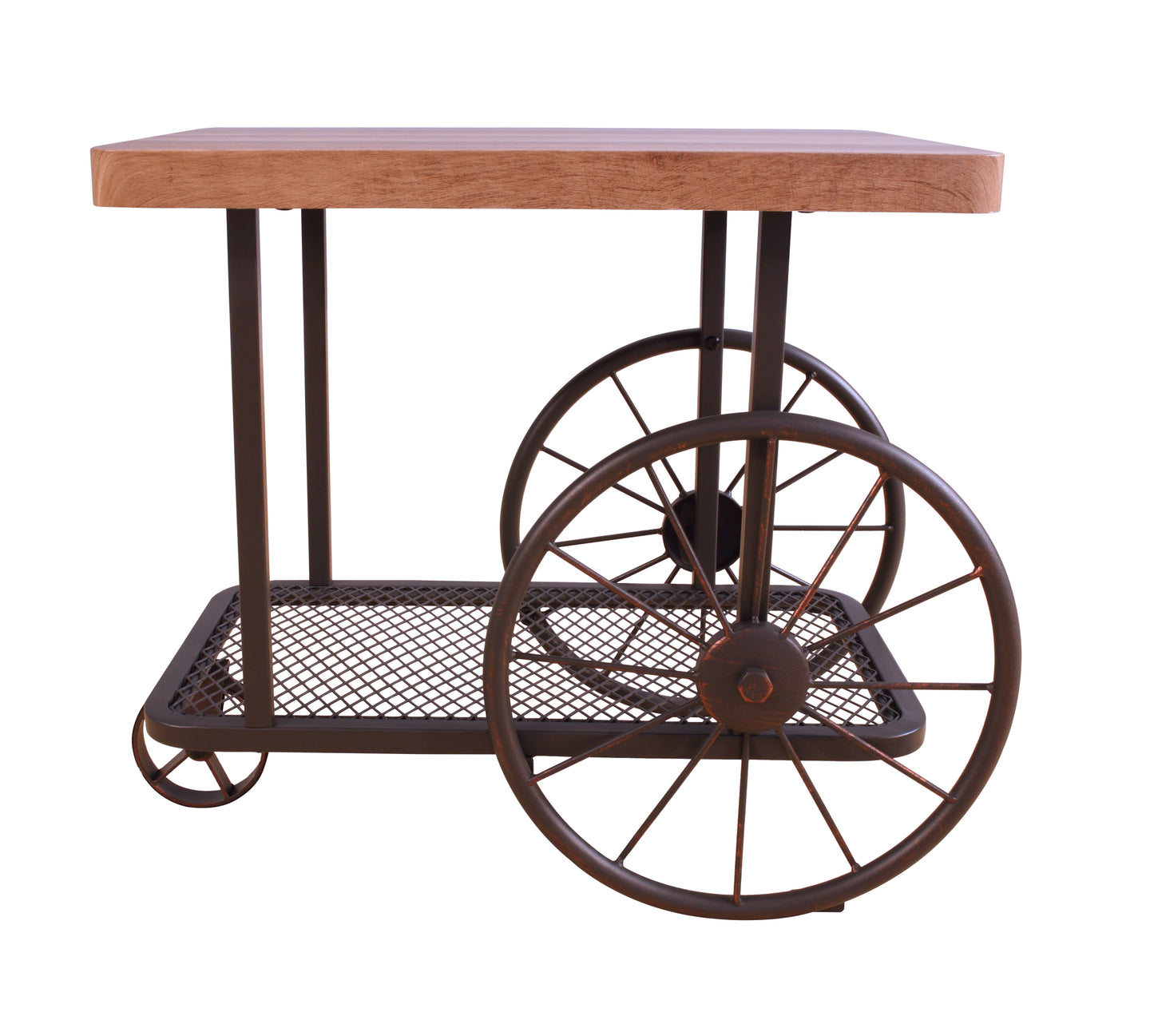 Francie Oak & Antique Gray Finish End Table