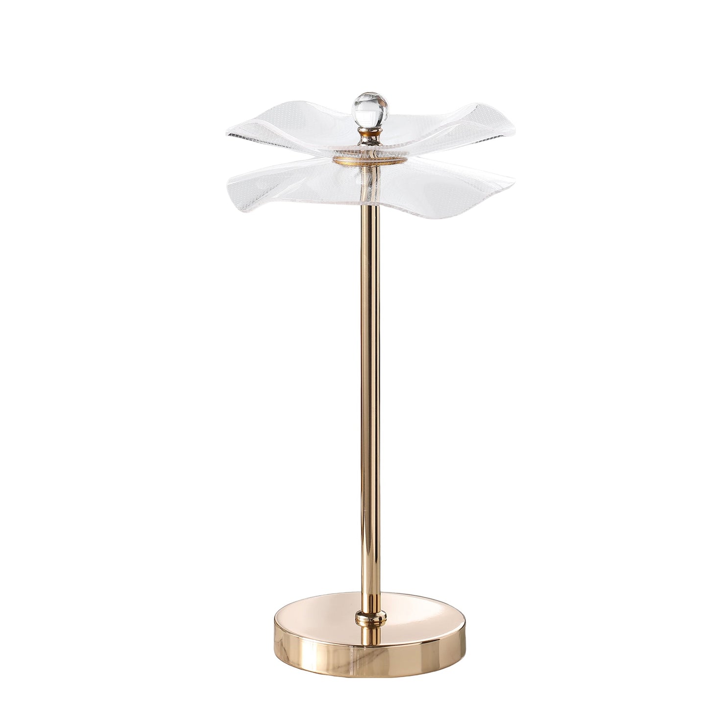 Led Acrylic Copper Gold Luminaire Table Lamp