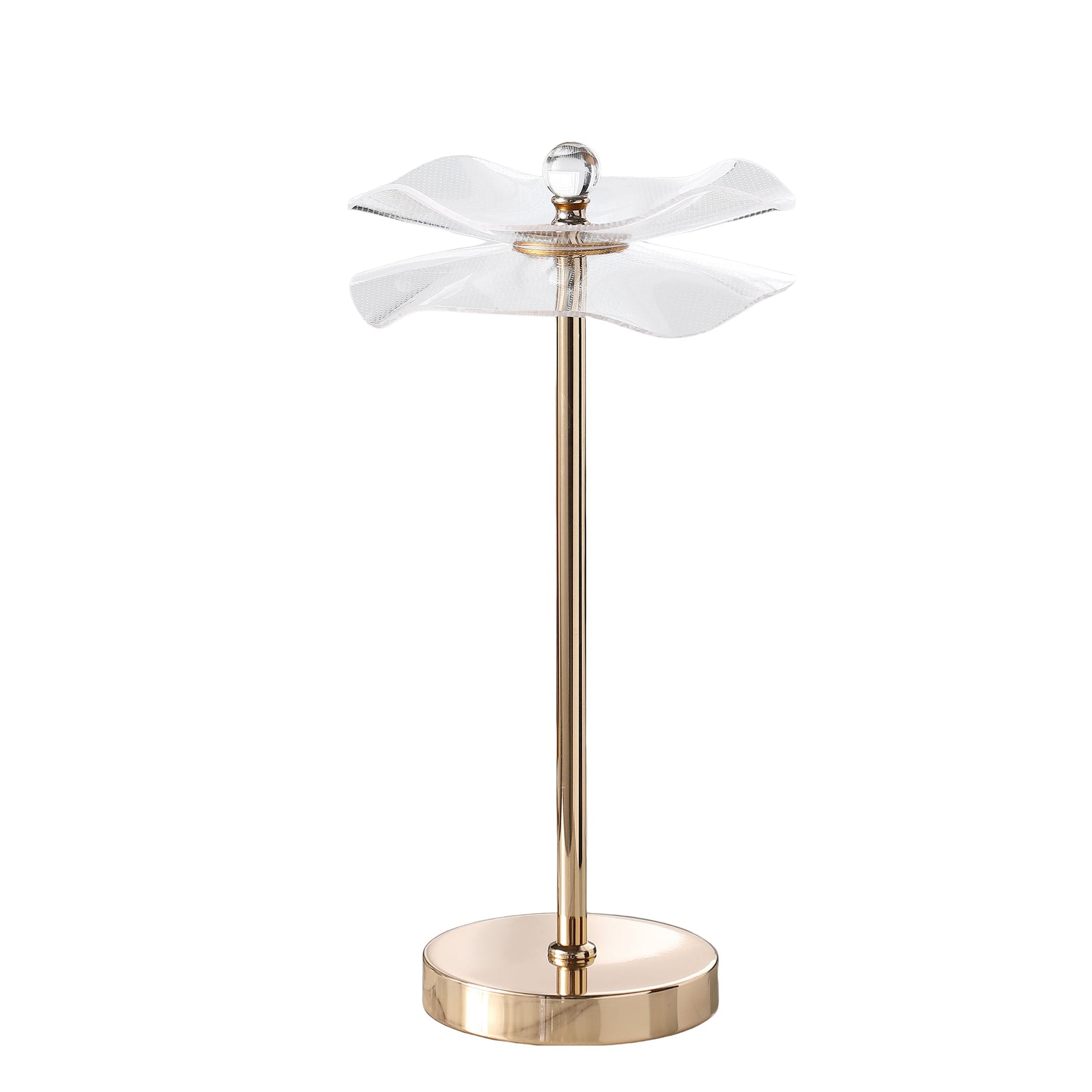 Led Acrylic Copper Gold Luminaire Table Lamp
