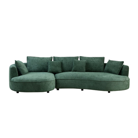 Oversized Sectional Sectional - Green - primary color shot