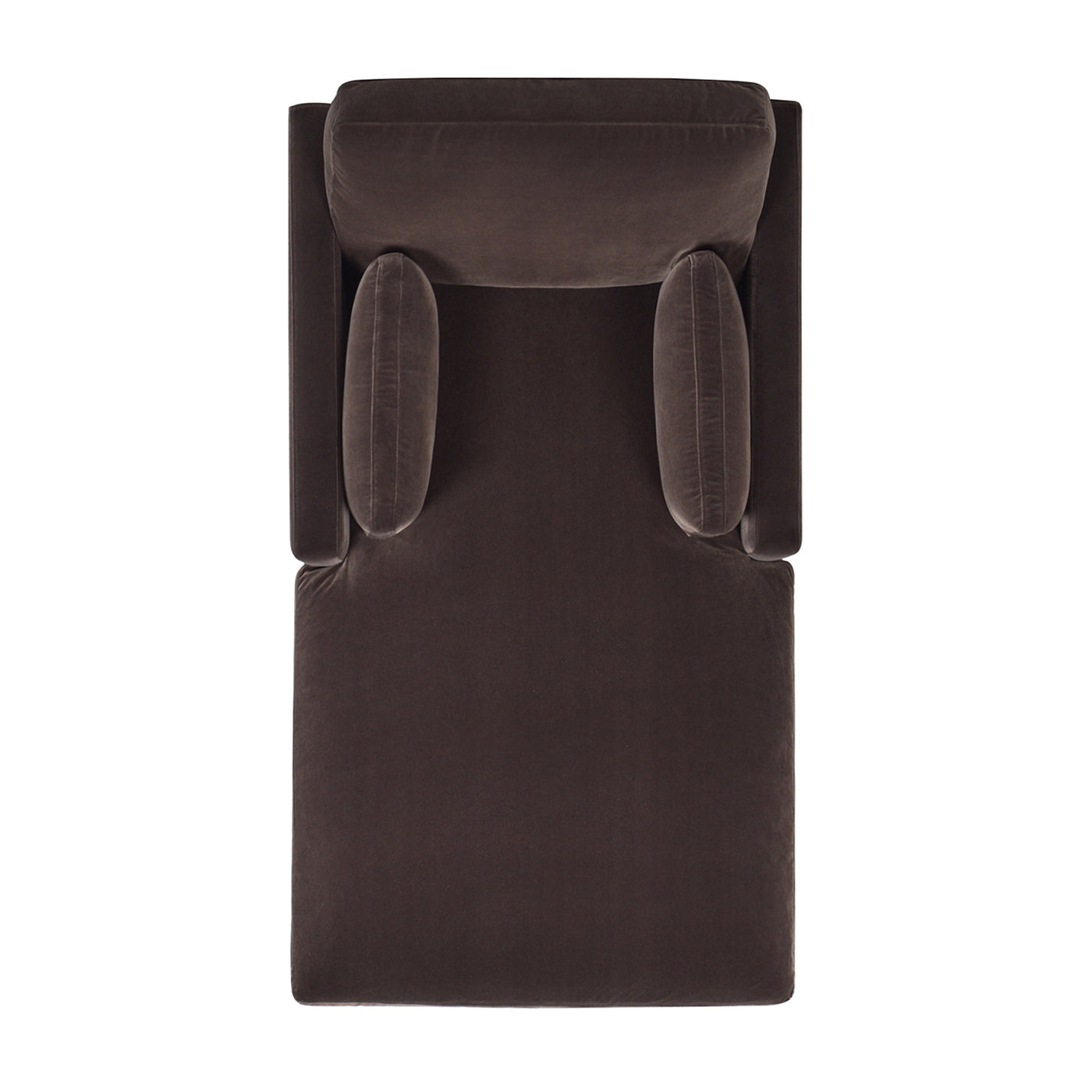 Knox 65' Modern Farmhouse Chaise Lounge Chair - Brown - detail view 2