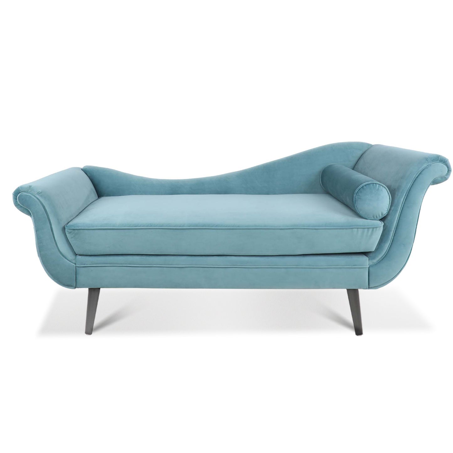 Chaise Lounge with Scroll Arms - Green - detail view 4