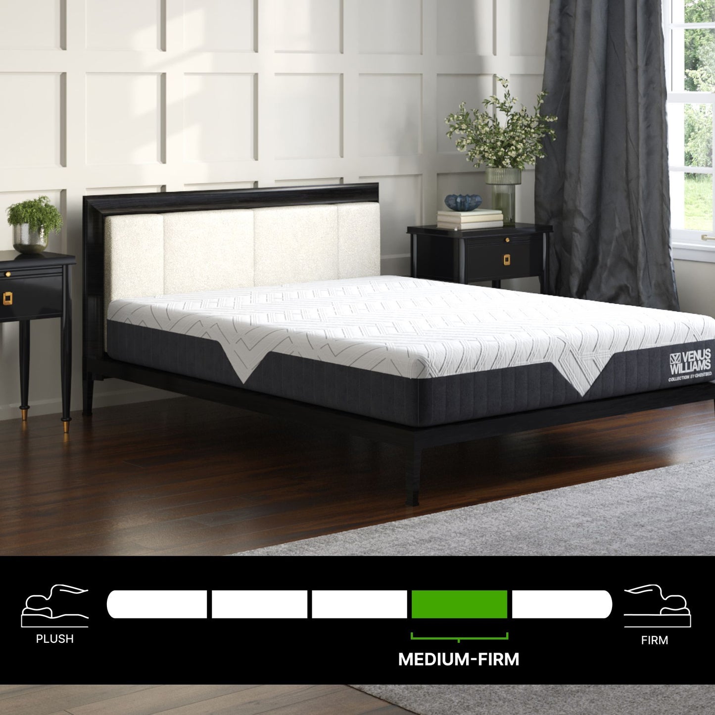 Venus Williams Collection Legend 12' Foam Mattress - Queen - White Foam - 80'l X 60'w X 12'h - detail view 5