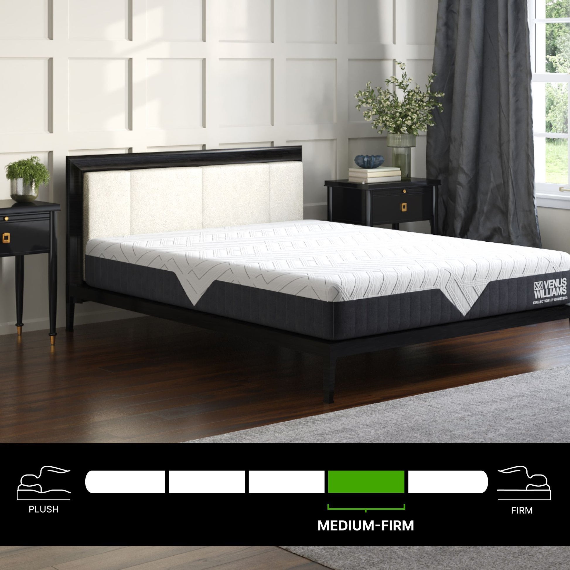 Venus Williams Collection Legend 12' Foam Mattress - Queen - White Foam - 80'l X 60'w X 12'h - detail view 5