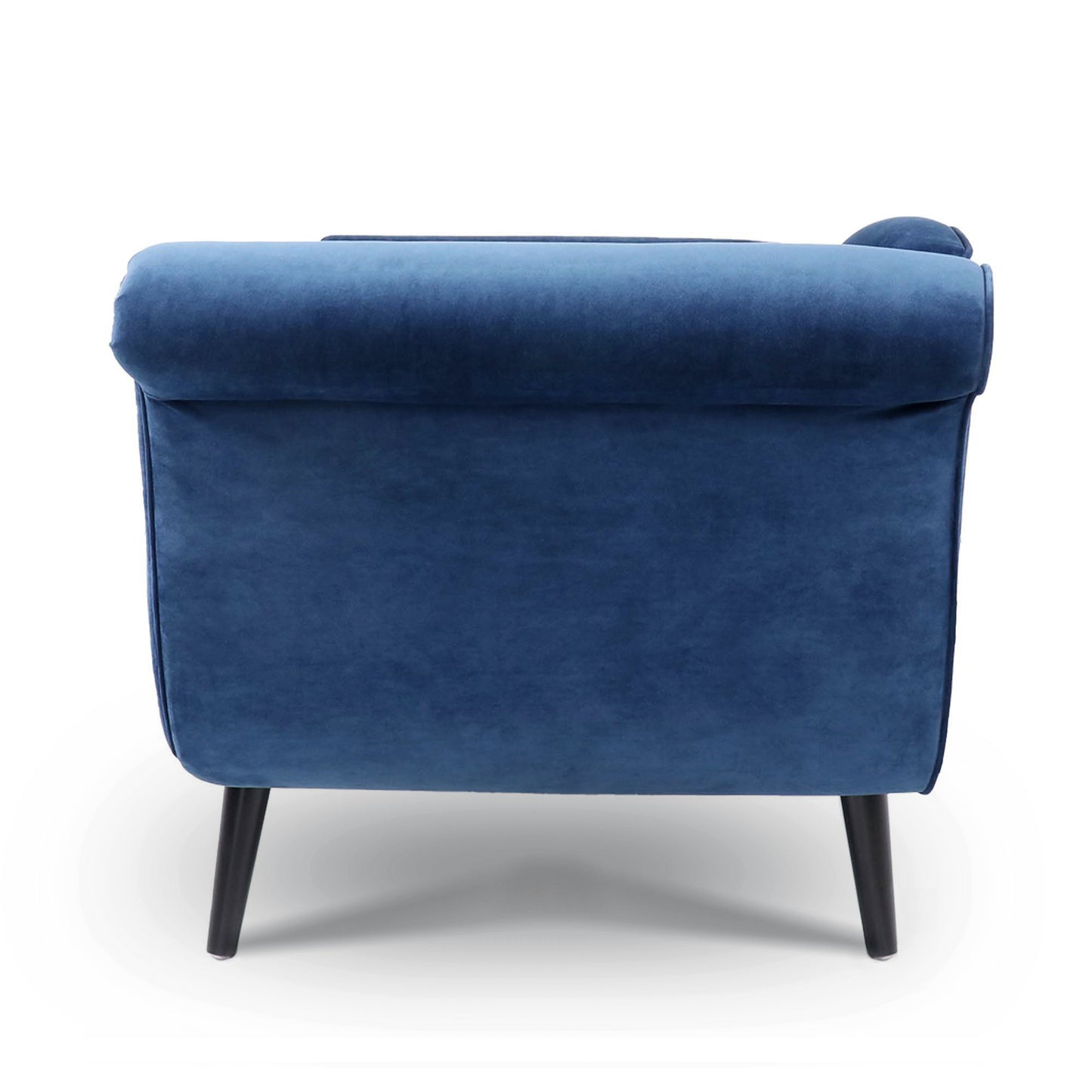 Chaise Lounge with Scroll Arm - Blue - detail view 7