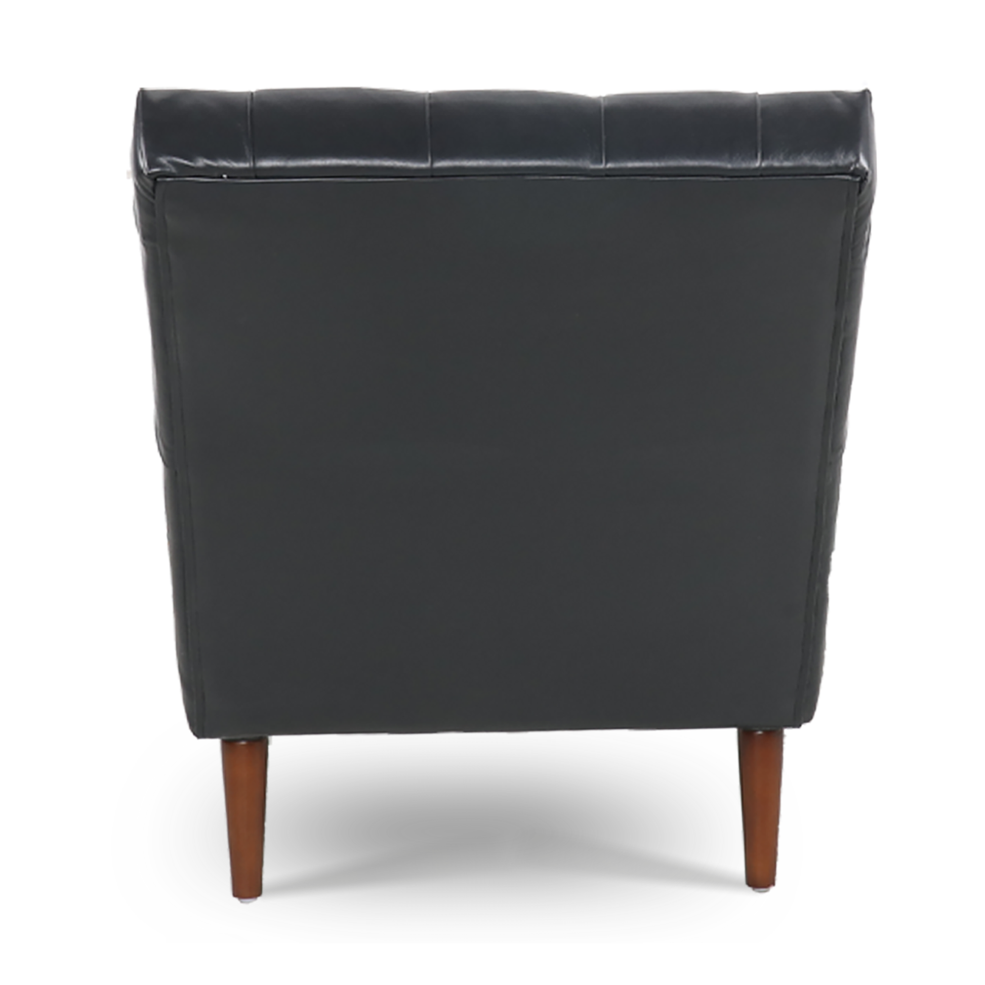 Upholstered Chaise Lounge - Black - detail view 6
