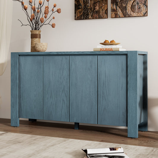 TREXM Buffet Cabinet with Storage - Navy - primary color shot