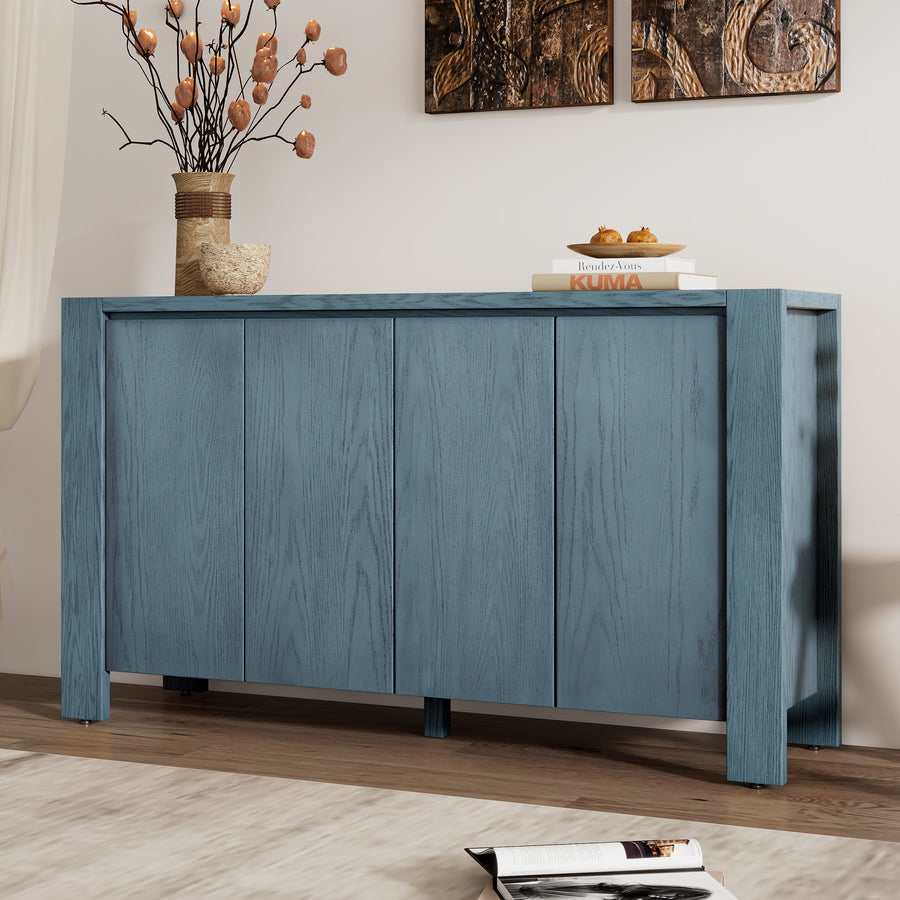 TREXM Buffet Cabinet with Storage - Navy - primary color shot