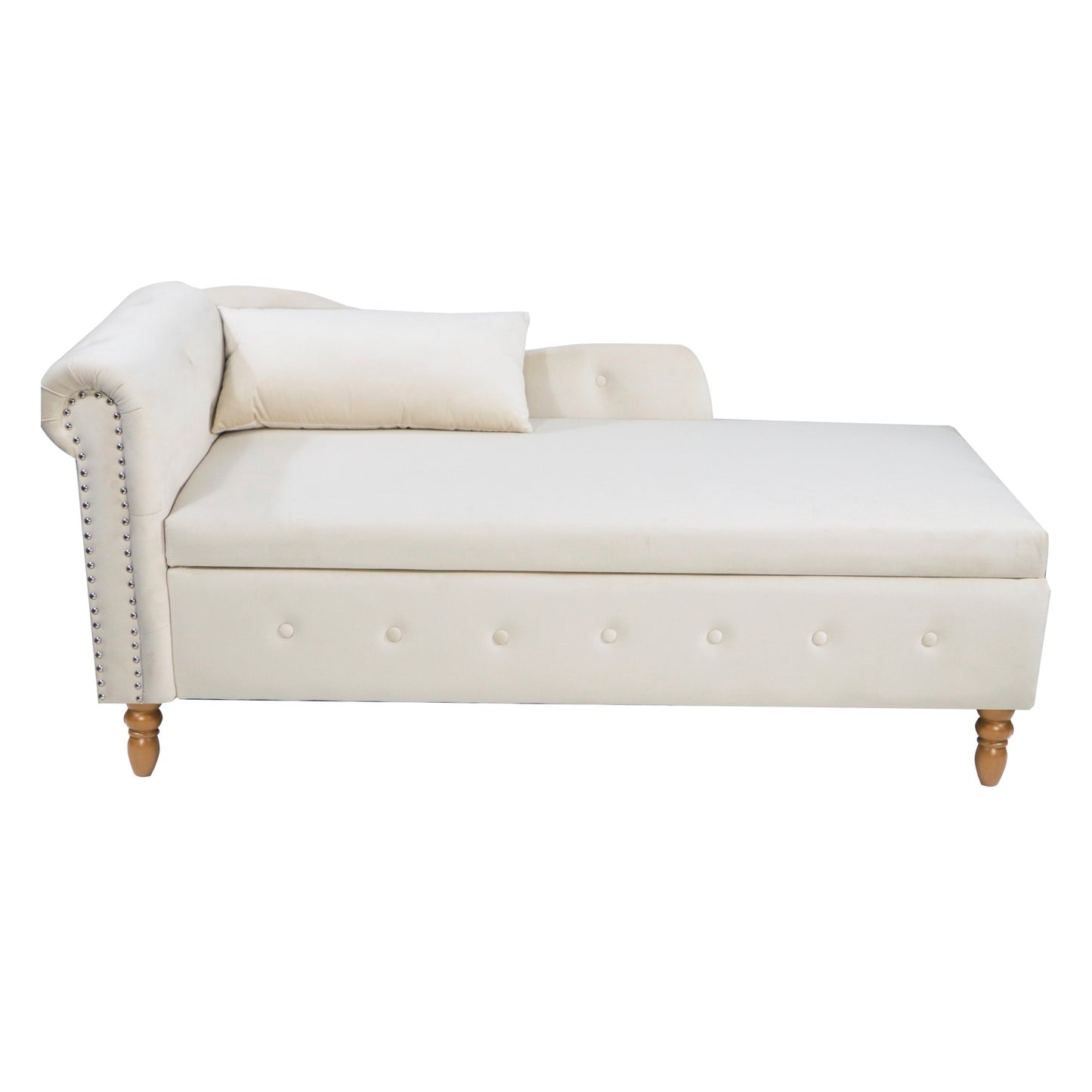 Beige Chaise Lounge Indoor - primary color shot
