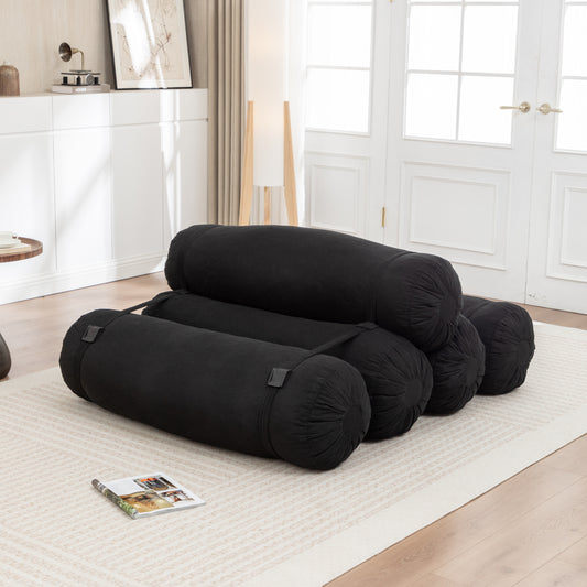 Adjustable Cylindrical Pillow Sofa Bed