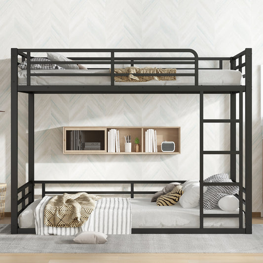 Metal Bunk Bed - Black - detail view 2