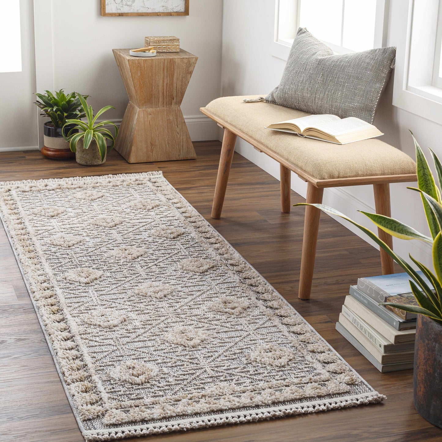 Agoo High-Low Pile Rustic Rug