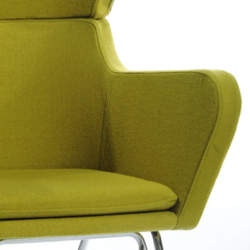 Modrest Anser Modern Green Fabric Lounge Chair