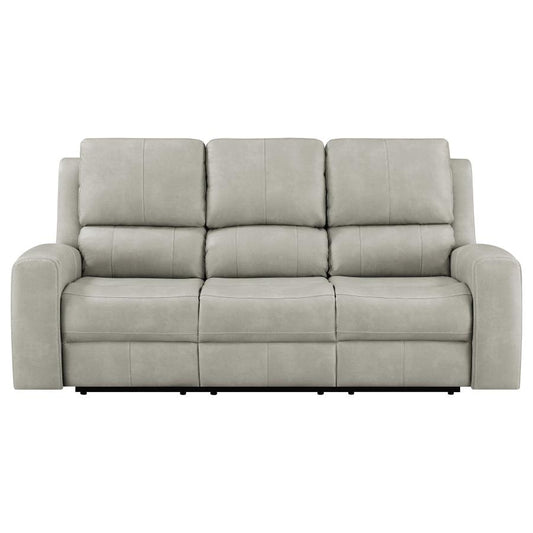 Brickston Triple Power Reclining Sofa – Gray
