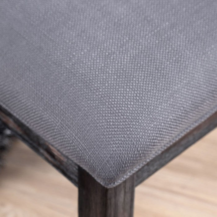 FOA Mandy Rustic Style Set of 2 Dining Side Chair