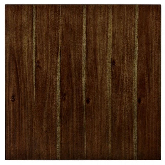 FOA Gracefield 5-Piece Wooden Table Top Dining Set - Walnut/Dark Brown