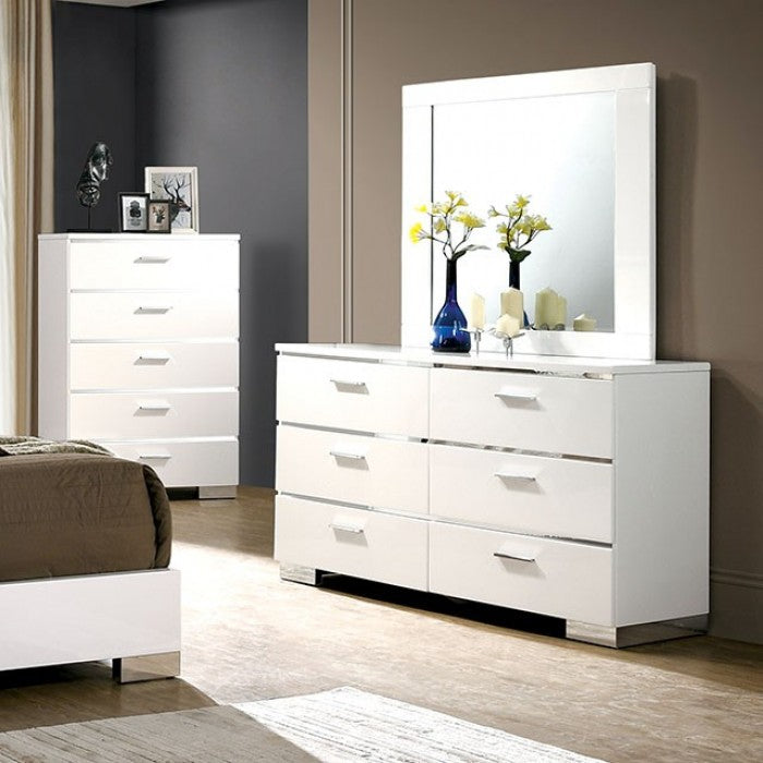 Carlie White Dresser