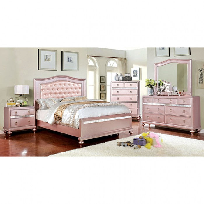Ariston Full Size 4 Pc Bedroom Set - Beige