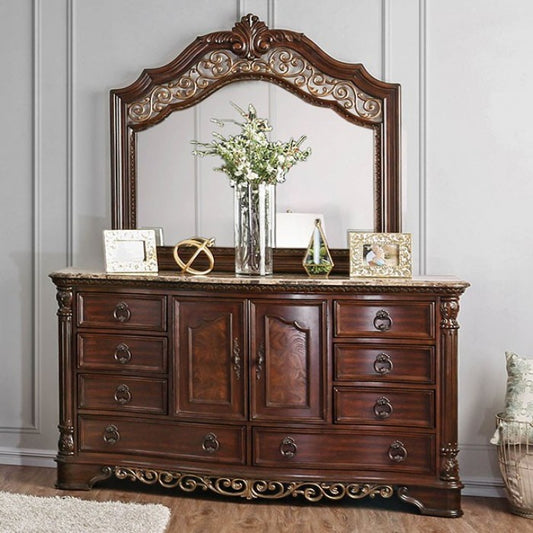 Menodora Dresser - Brown Cherry