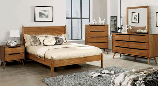 Lennart Mid-Century Modern Queen Bedroom Set