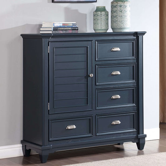 Manzanillo Transitional Armoire - Slate Blue