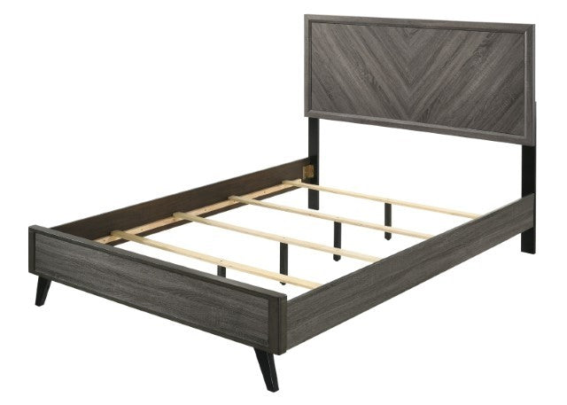 Vagan King Size E. Bed - Gray