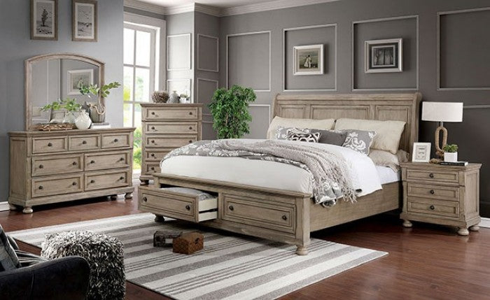 Wells 5-Piece King Bedroom Set - Gray