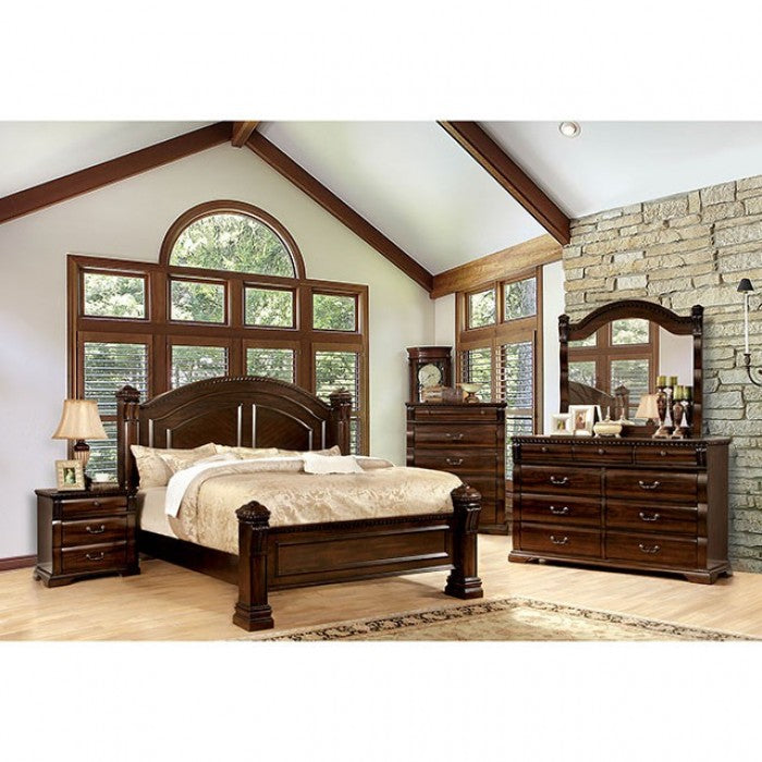 Burleigh 4-Piece King Bedroom Set Bed - Cherry