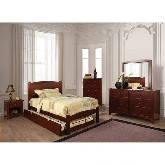 Cara Twin Size 4 Pc Bedroom Set - Natural