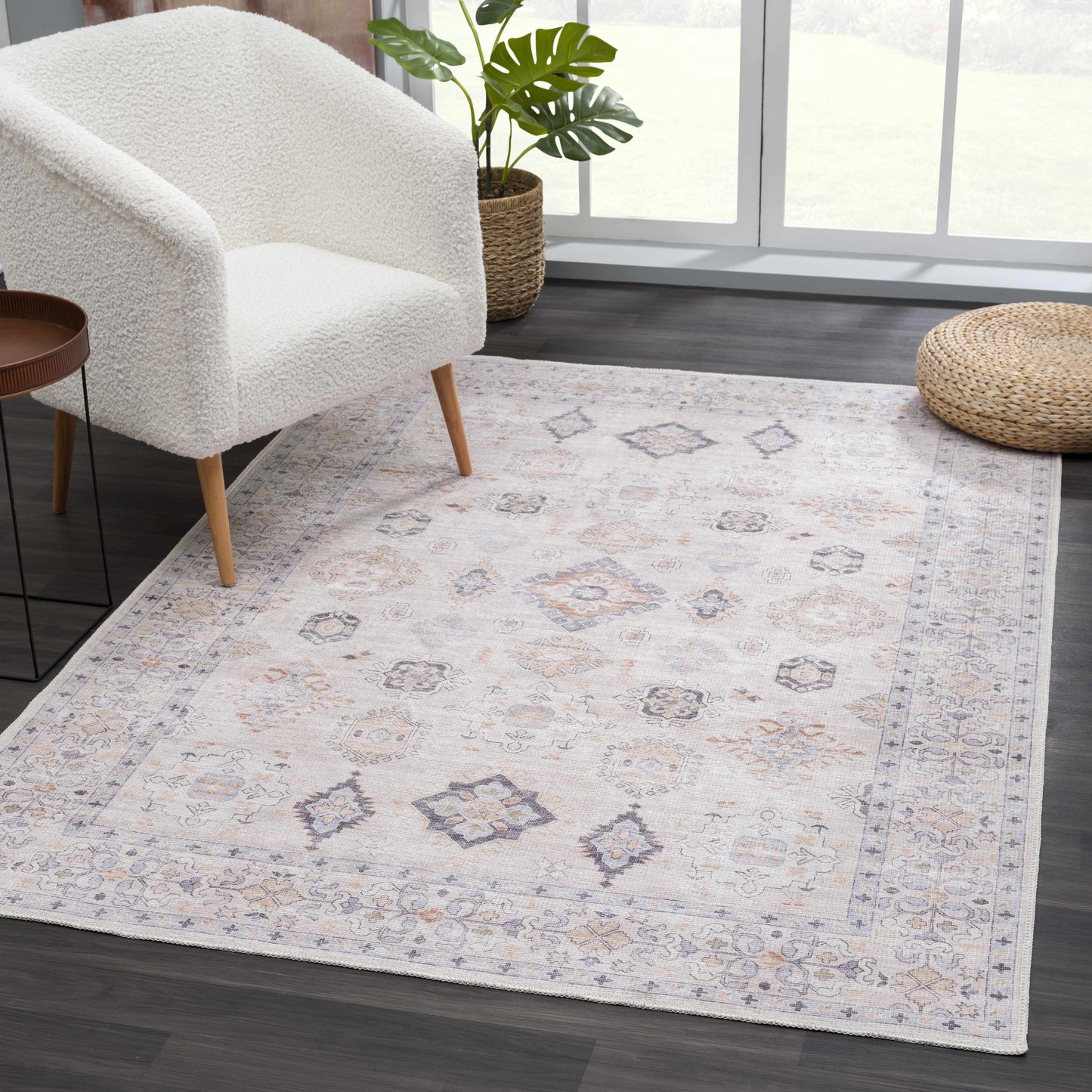 Beige Beckett Vintage   Area Rug - Clearance